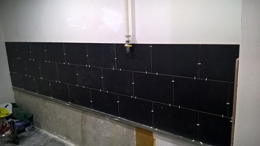 Rybnik, Boguszowice - kafelki w kuchni na ścianie - zdjęcie 1