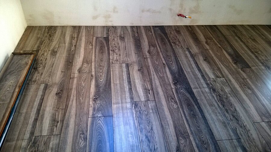 Rybnik, Brzezińska - montaż paneli podłogowych - zdjęcie 5