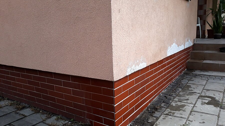 Rybnik - klejenie klinkierki na zewnątrz domu - zdjęcie 6