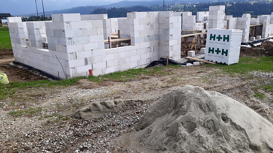 Rybnik - murowanie z ytonga domu - zdjęcie 1