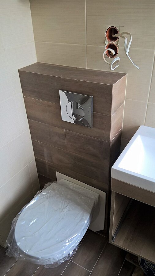 Szczerbice - remont łazienki, cegła dekoracyjna, malowanie, itp - zdjęcie 17