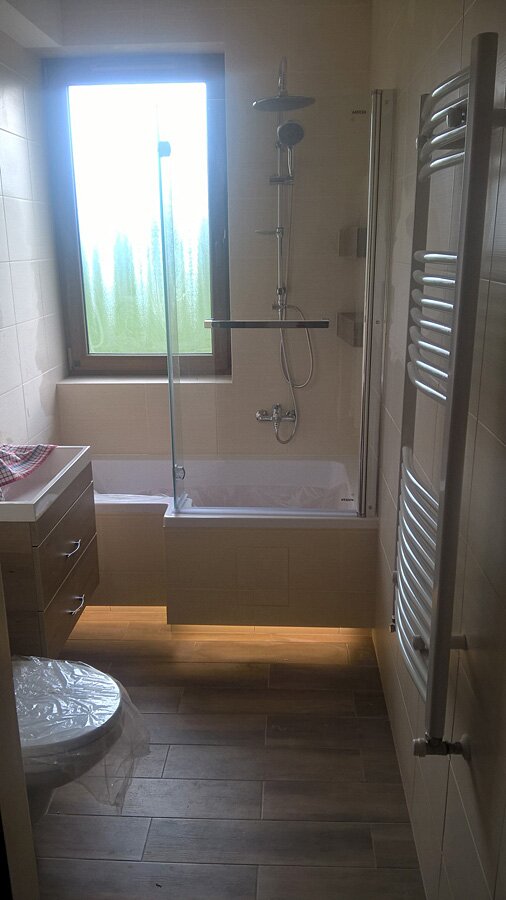 Szczerbice - remont łazienki, cegła dekoracyjna, malowanie, itp - zdjęcie 20