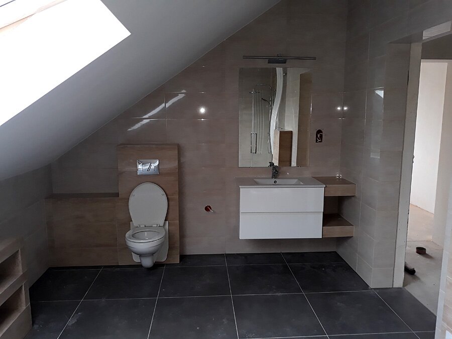 Jejkowice - łazienka na poddaszu - zdjęcie 5