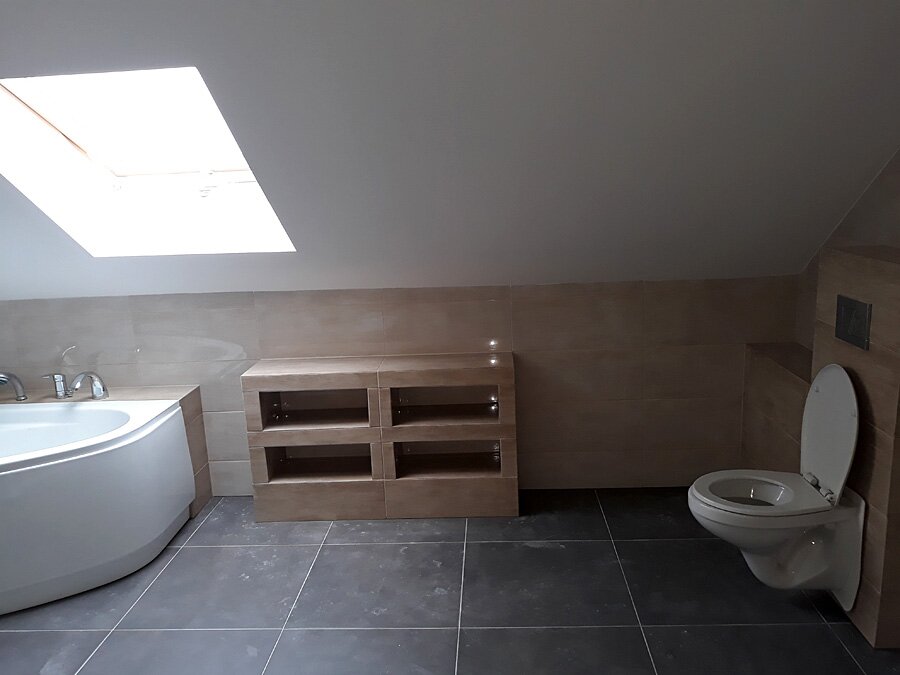 Jejkowice - łazienka na poddaszu - zdjęcie 7