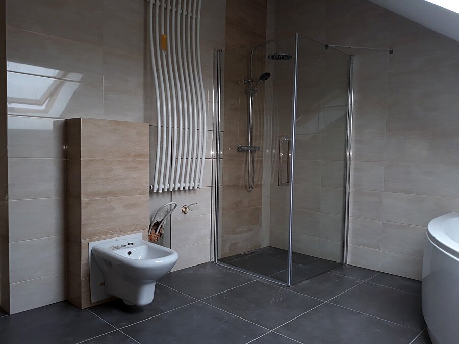 Jejkowice - łazienka na poddaszu - zdjęcie 2