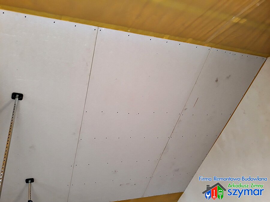 Rybnik, Bartników - montaż płyt gipsowych - zdjęcie 1