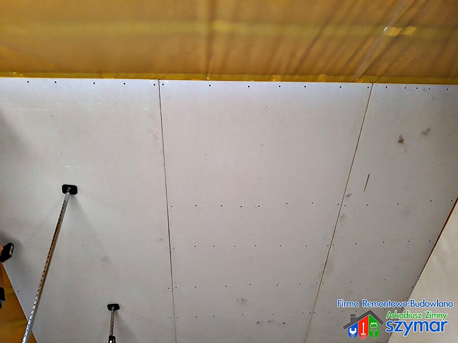 Rybnik, Bartników - montaż płyt gipsowych - zdjęcie 7