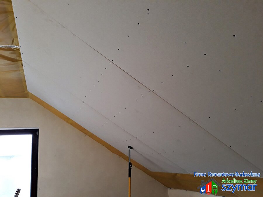 Rybnik, Bartników - montaż płyt gipsowych - zdjęcie 2