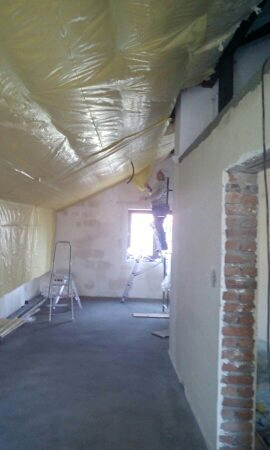 Rybnik, Polna - montaż stelaży na poddaszu - zdjęcie 1