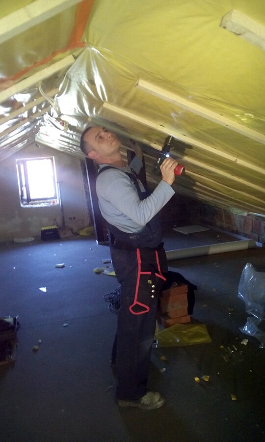 Rybnik, Polna - montaż stelaży na poddaszu - zdjęcie 8