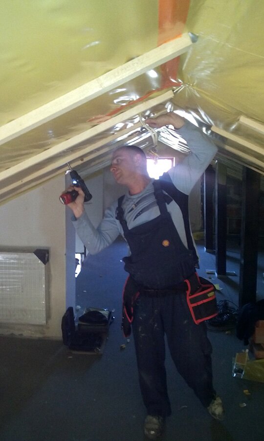 Rybnik, Polna - montaż stelaży na poddaszu - zdjęcie 9