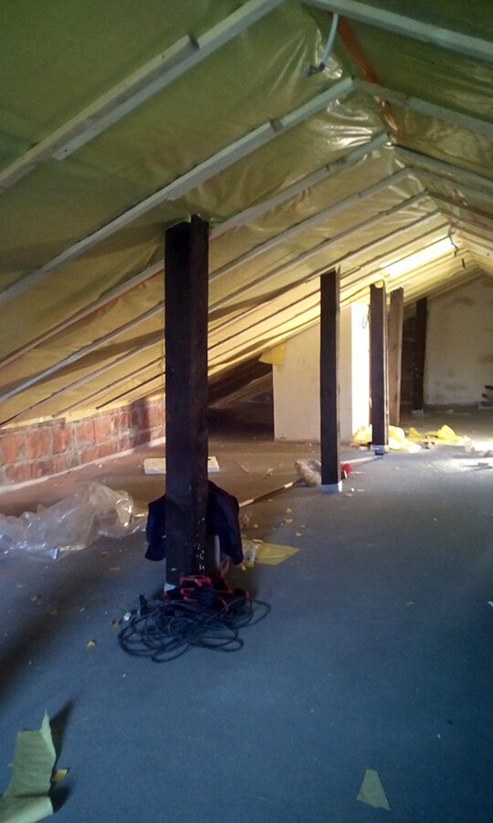 Rybnik, Polna - montaż stelaży na poddaszu - zdjęcie 10