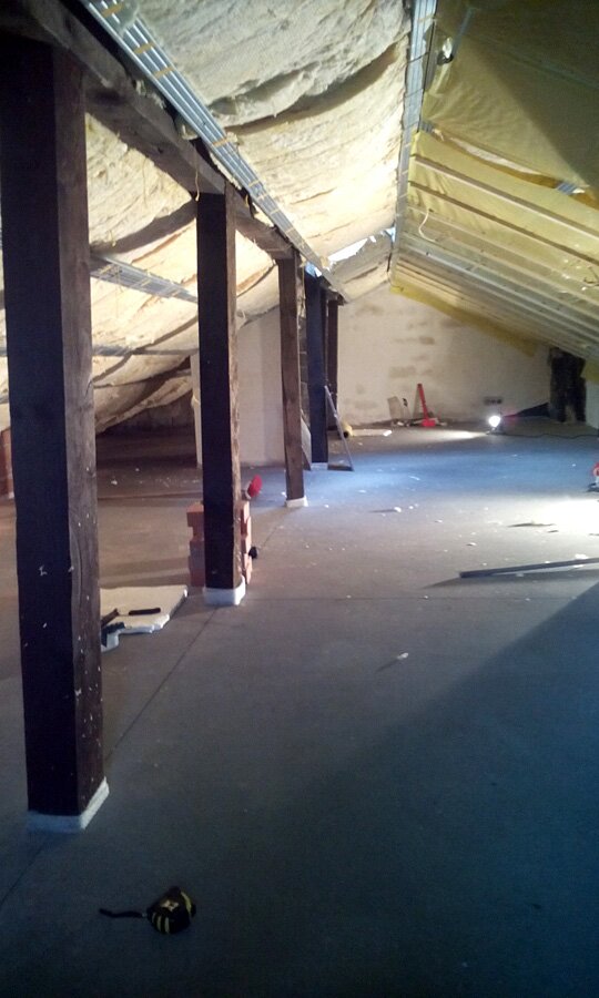 Rybnik, Polna - montaż stelaży na poddaszu - zdjęcie 7