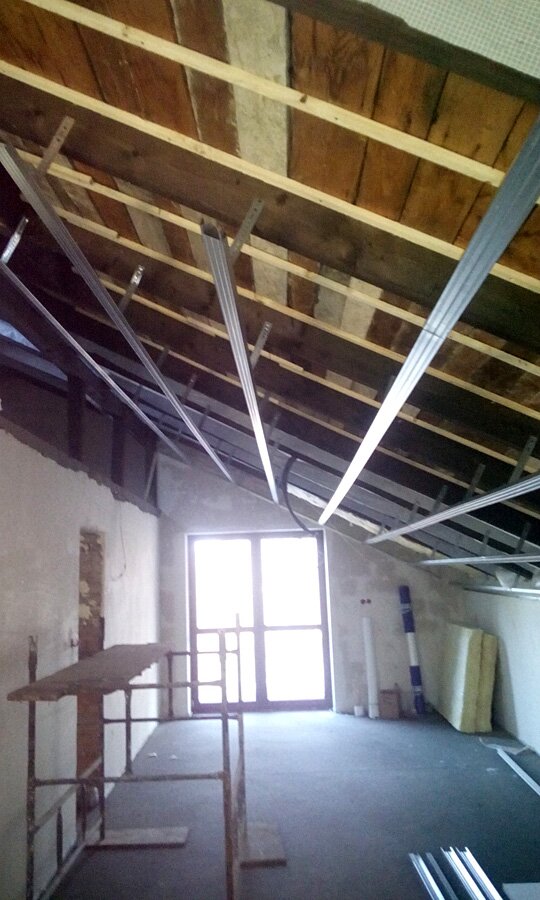 Rybnik, Polna - montaż stelaży na poddaszu - zdjęcie 6