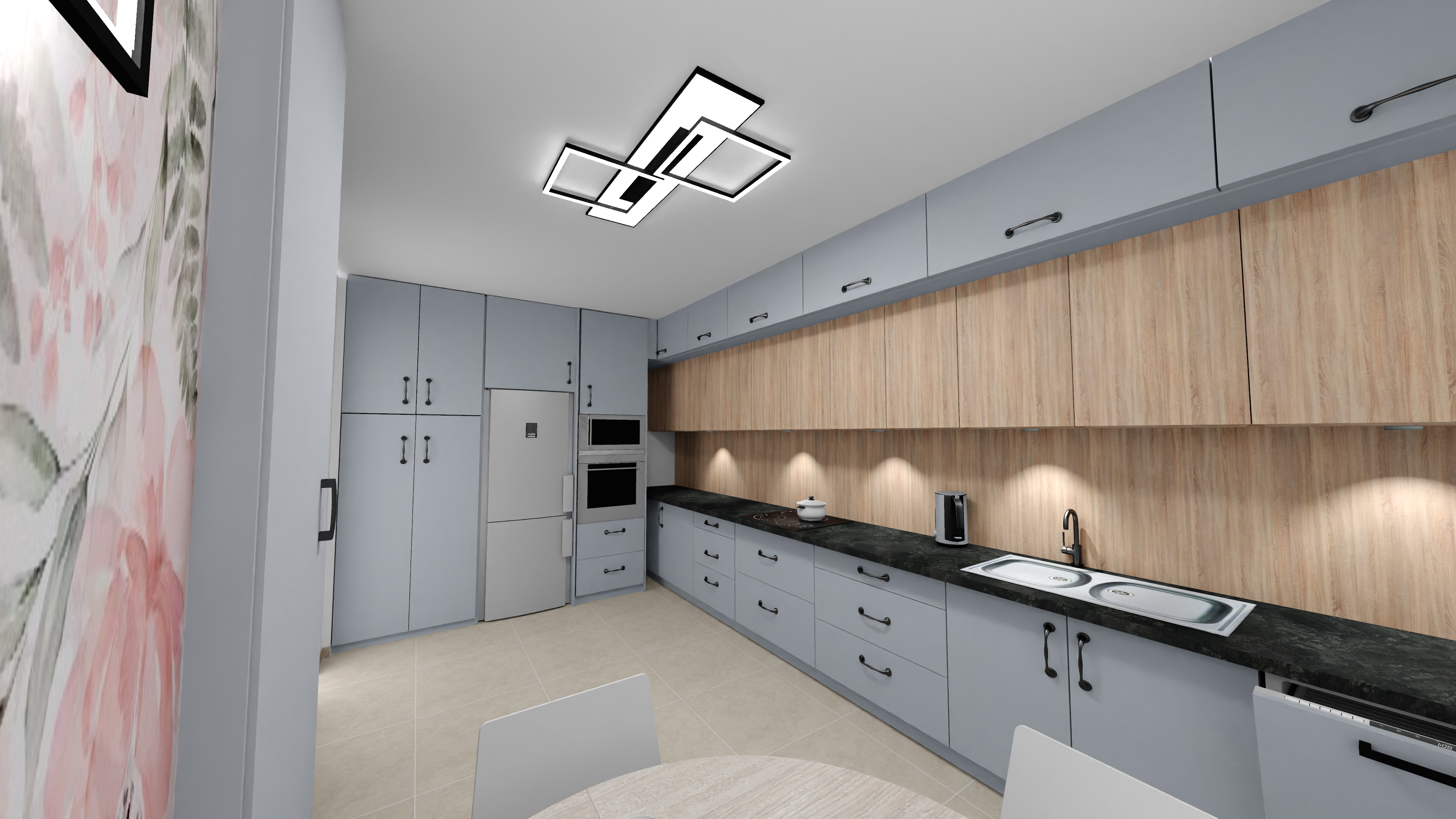 Kuchnie - Projekt wnętrza 3D (Lucyna Zimny) - zdjęcie 4