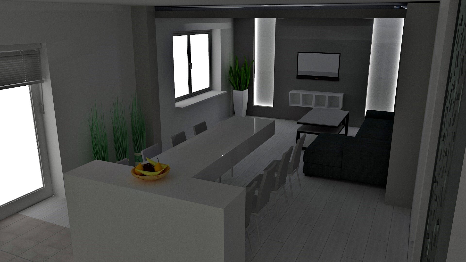 Kuchnie - Projekt wnętrza 3D (Lucyna Zimny) - zdjęcie 8