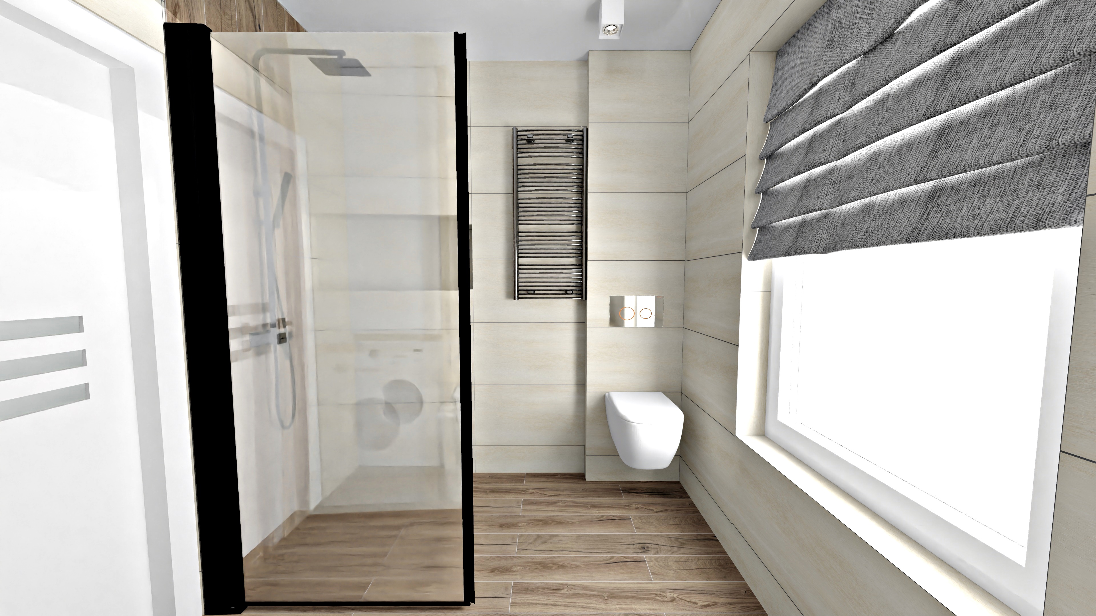 Łazienki - Projekt wnętrza 3D (Lucyna Zimny) - zdjęcie 7