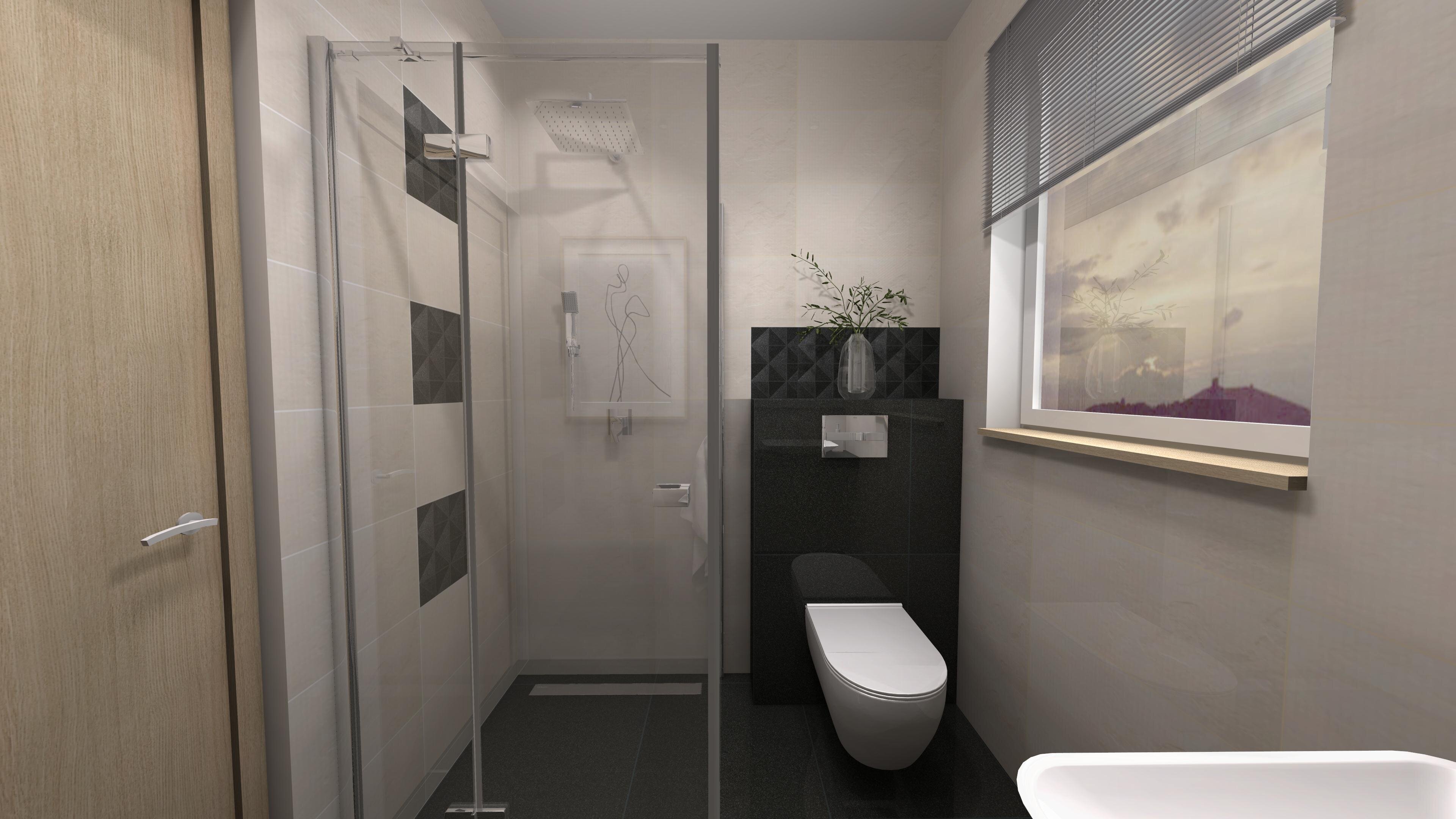 Łazienki - Projekt wnętrza 3D (Lucyna Zimny) - zdjęcie 11