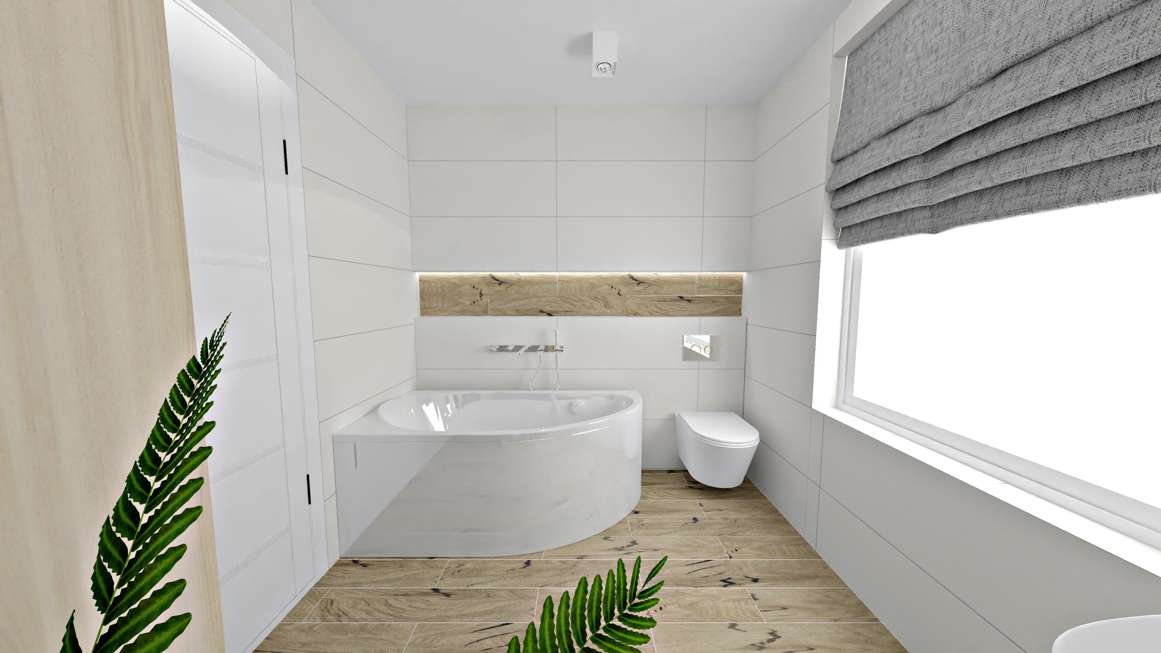 Łazienki - Projekt wnętrza 3D (Lucyna Zimny) - zdjęcie 21