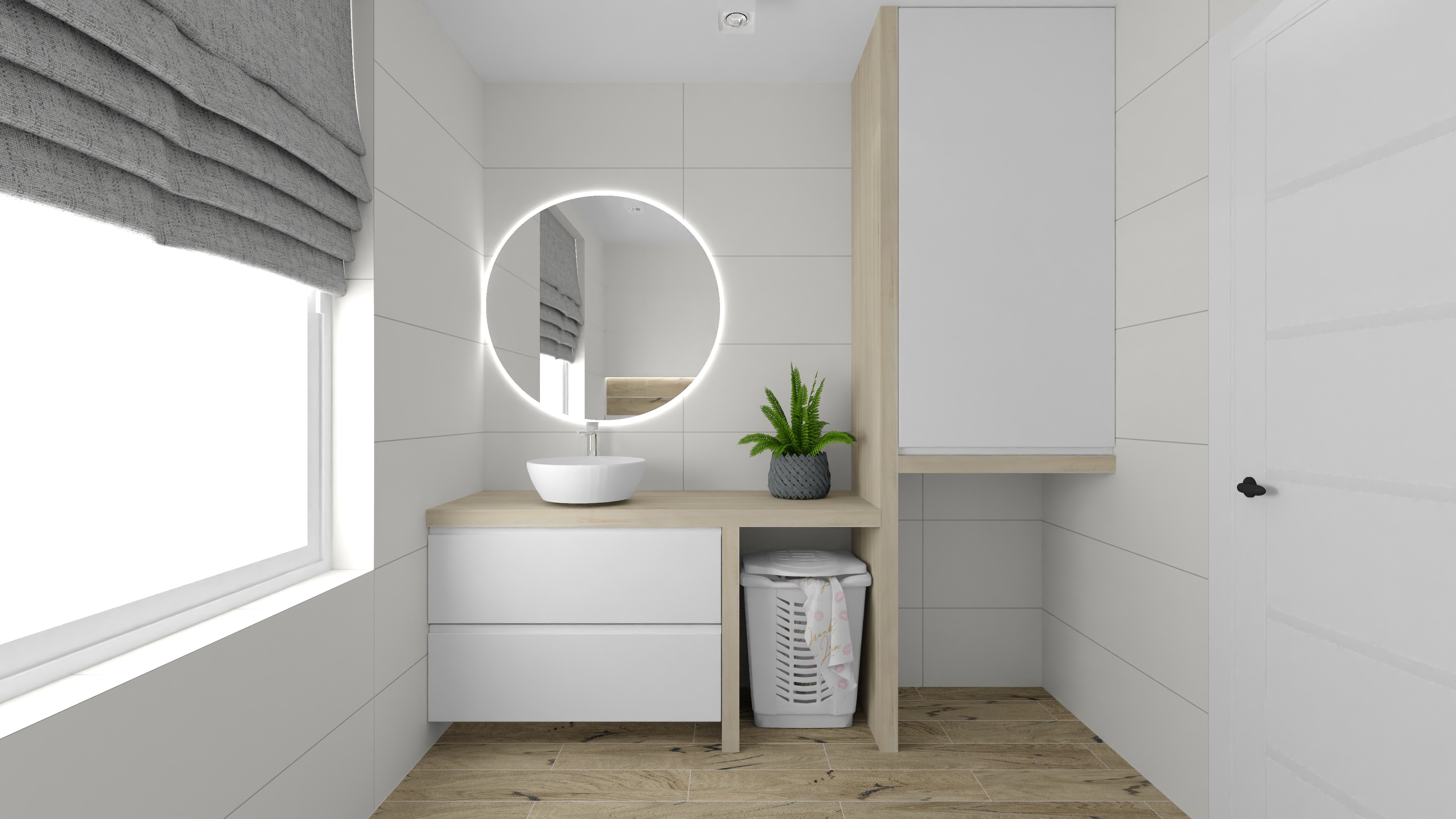 Łazienki - Projekt wnętrza 3D (Lucyna Zimny) - zdjęcie 22