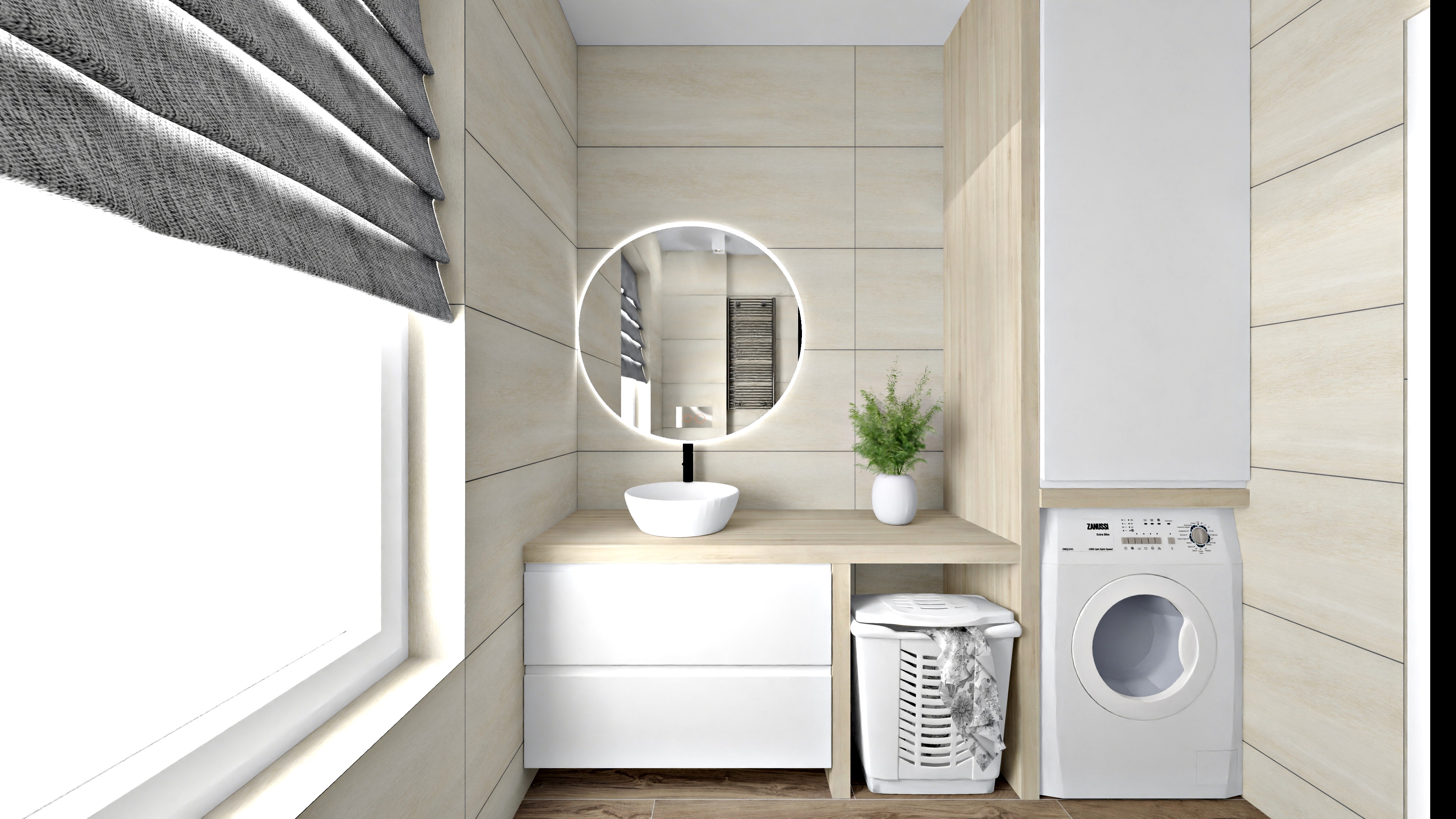 Łazienki - Projekt wnętrza 3D (Lucyna Zimny) - zdjęcie 6