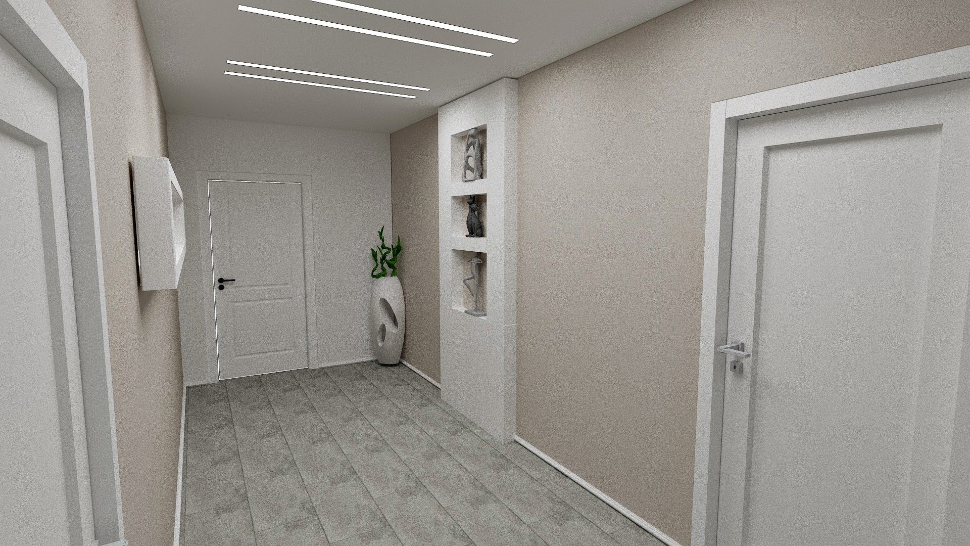 Salony/pokoje/itp - Projekt wnętrza 3D (Lucyna Zimny) - zdjęcie 11