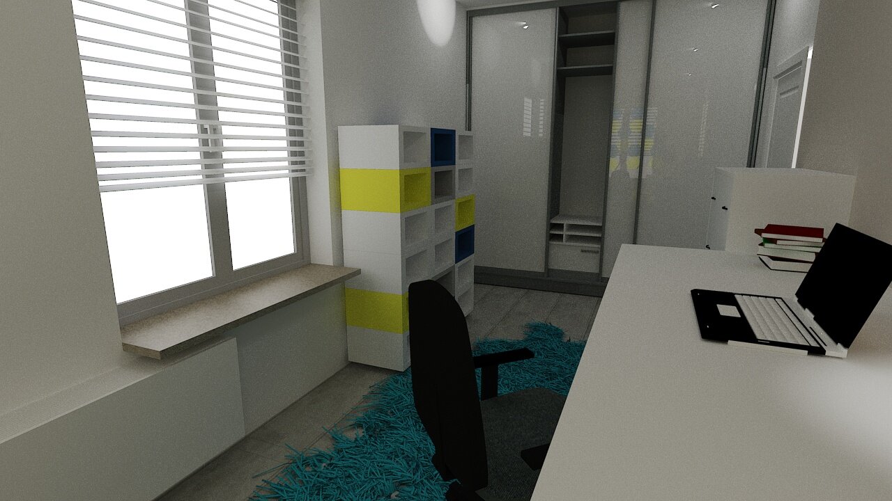 Salony/pokoje/itp - Projekt wnętrza 3D (Lucyna Zimny) - zdjęcie 13