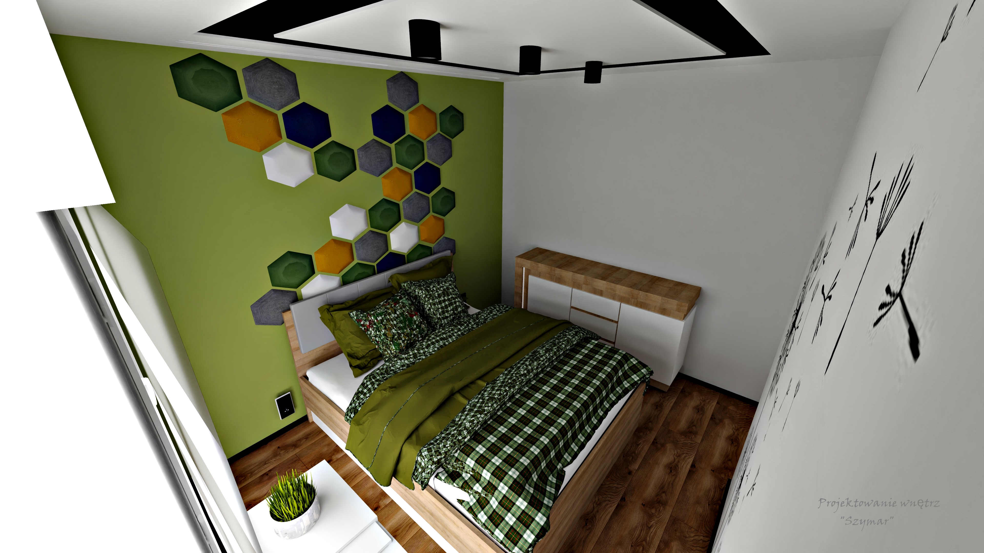 Salony/pokoje/itp - Projekt wnętrza 3D (Lucyna Zimny) - zdjęcie 23