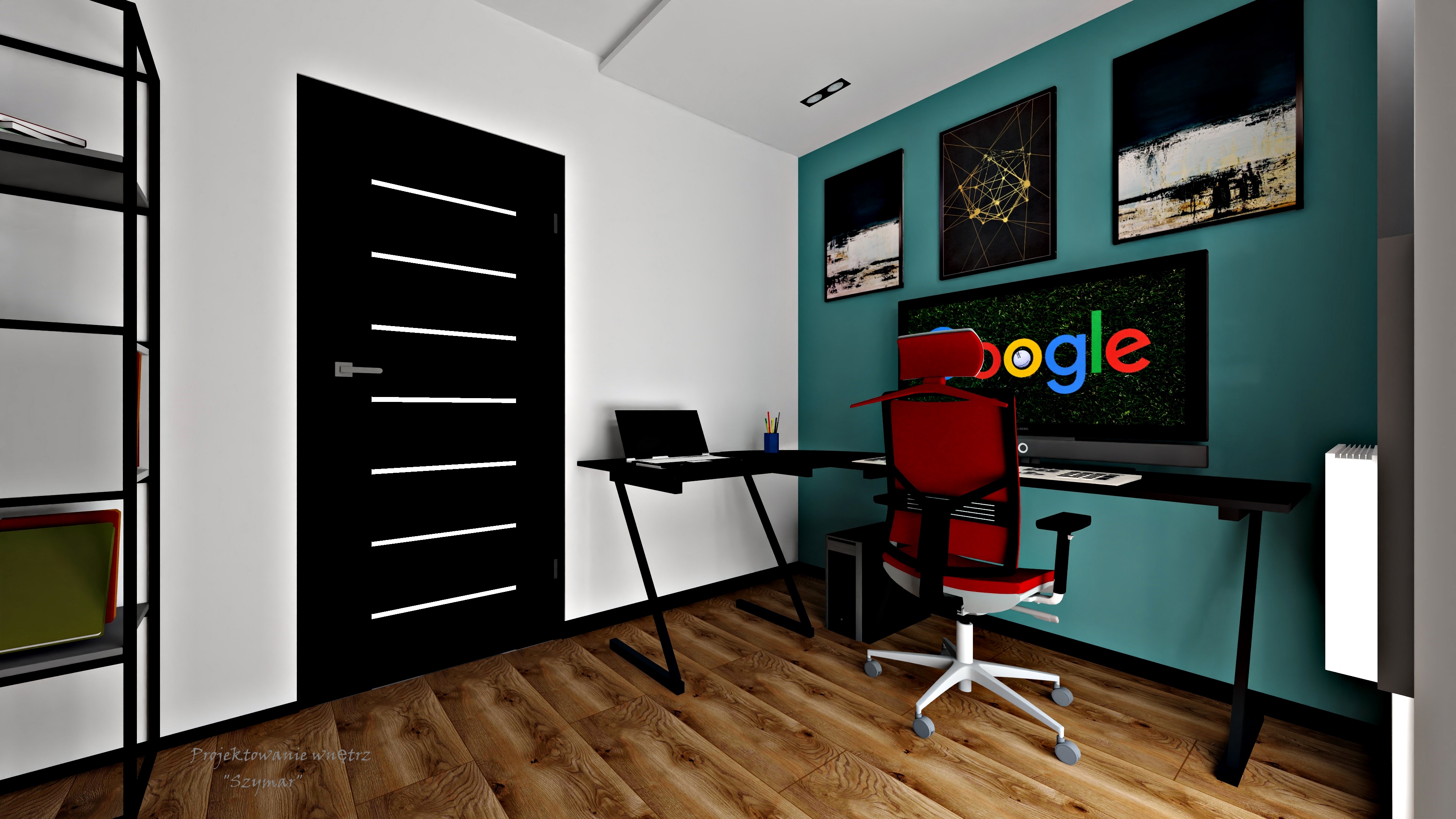 Salony/pokoje/itp - Projekt wnętrza 3D (Lucyna Zimny) - zdjęcie 22