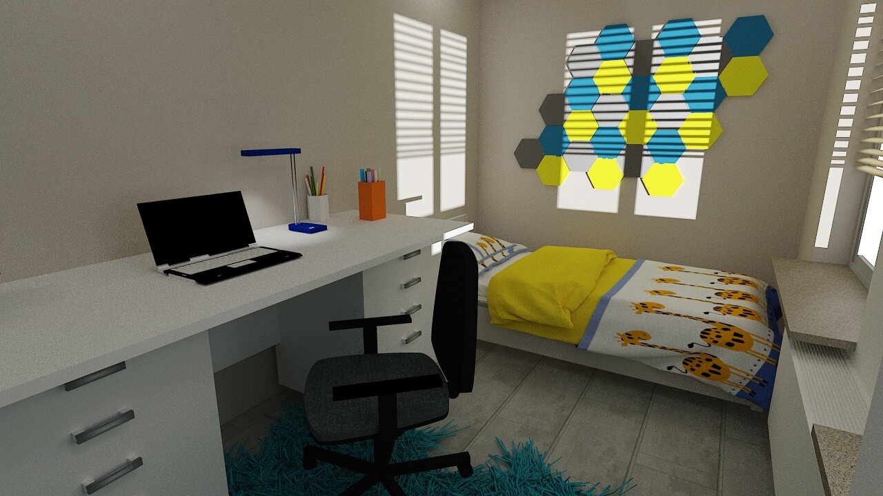 Salony/pokoje/itp - Projekt wnętrza 3D (Lucyna Zimny) - zdjęcie 14