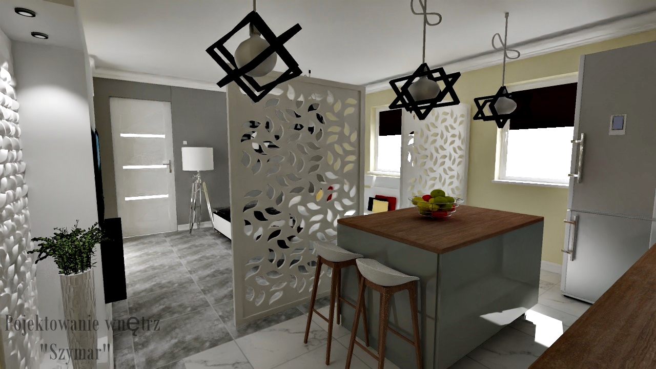 Salony/pokoje/itp - Projekt wnętrza 3D (Lucyna Zimny) - zdjęcie 9