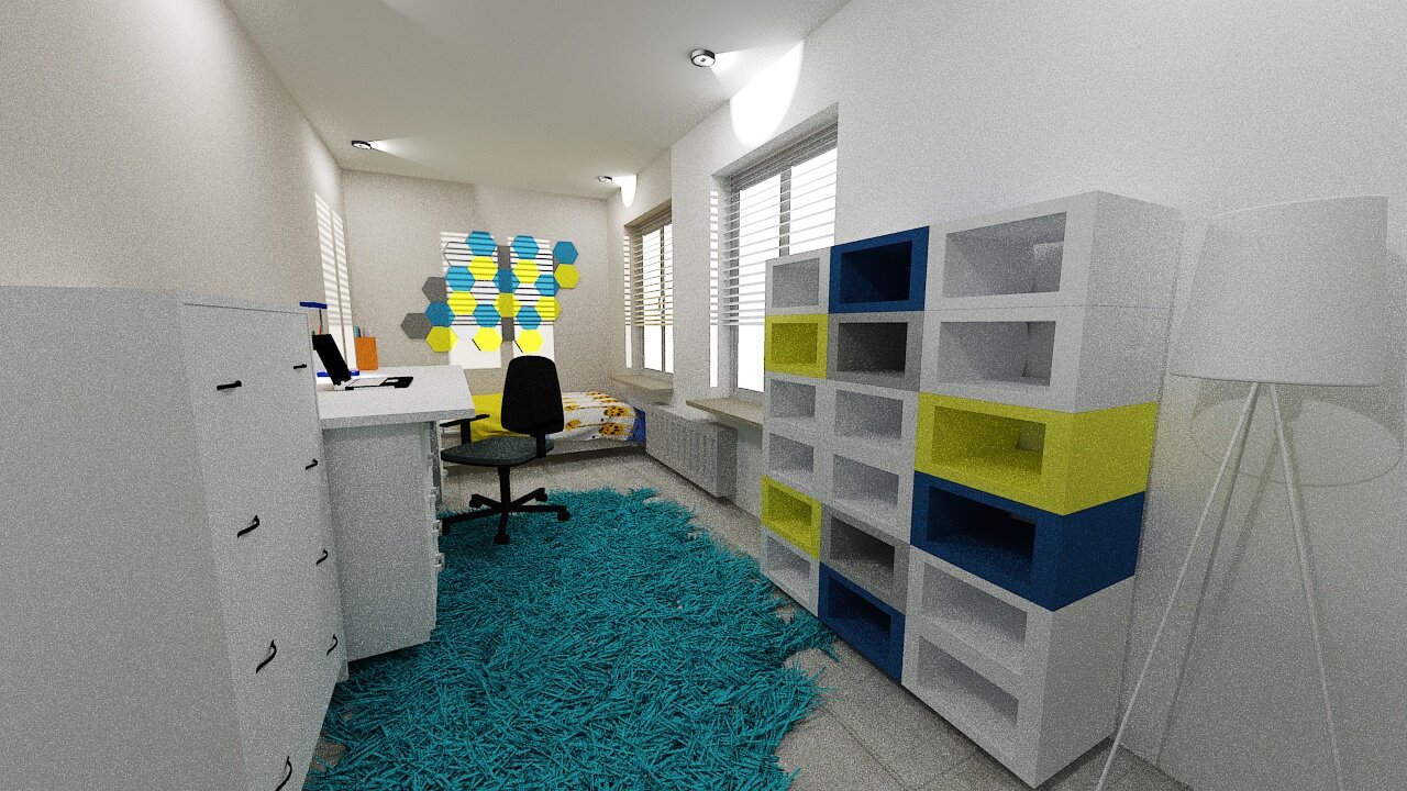 Salony/pokoje/itp - Projekt wnętrza 3D (Lucyna Zimny) - zdjęcie 15