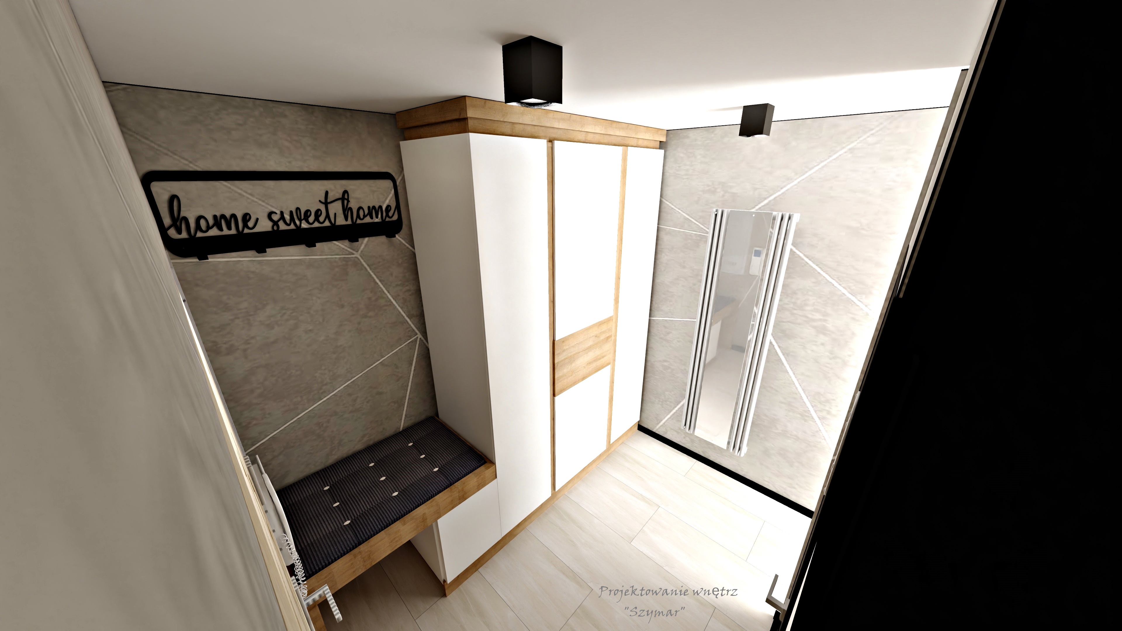 Salony/pokoje/itp - Projekt wnętrza 3D (Lucyna Zimny) - zdjęcie 17