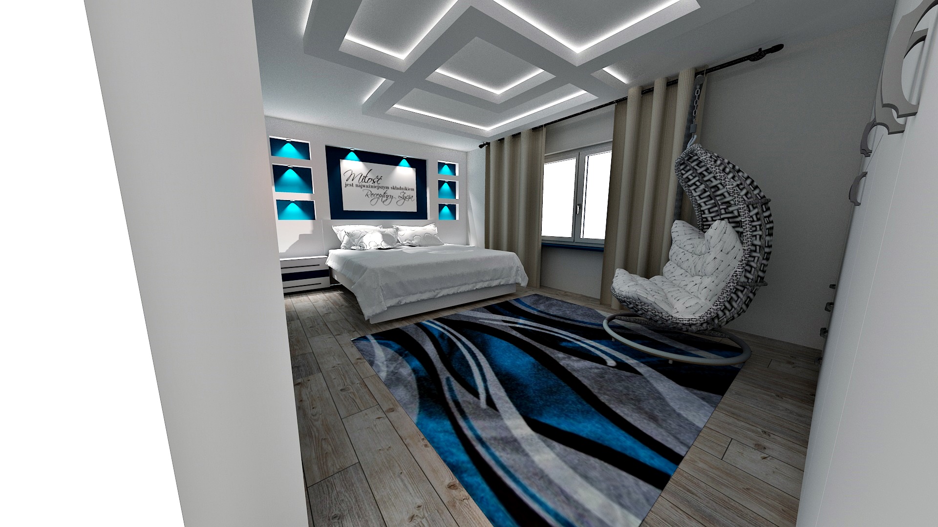 Salony/pokoje/itp - Projekt wnętrza 3D (Lucyna Zimny) - zdjęcie 31